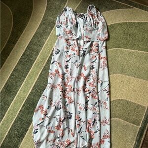 Floral High Low Dress